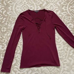 Express V-neck tunic